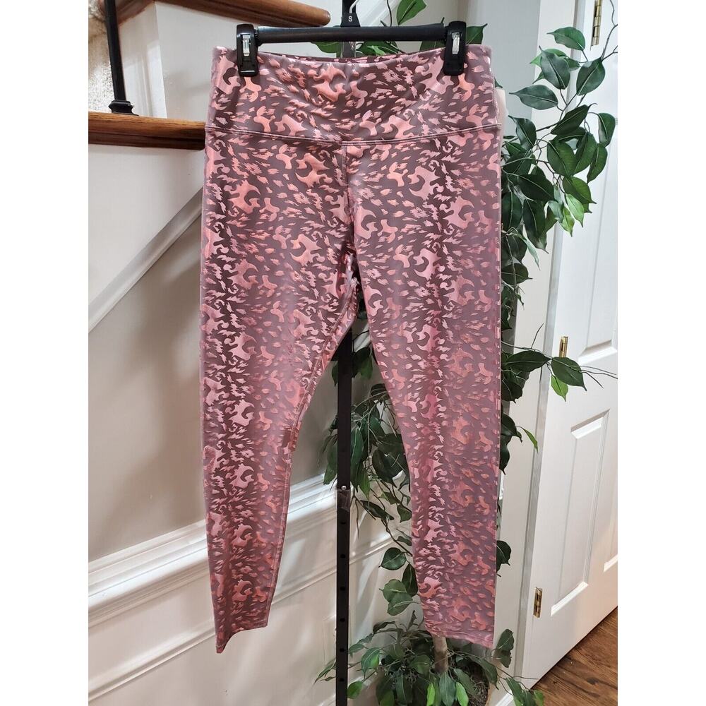 My Charmo Womens Pink Nylon Casual Elastic Waist Activewear Leggings Size XL